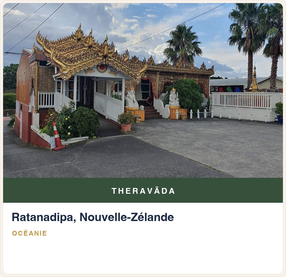 Ratanadipa, Nouvelle-Zélande