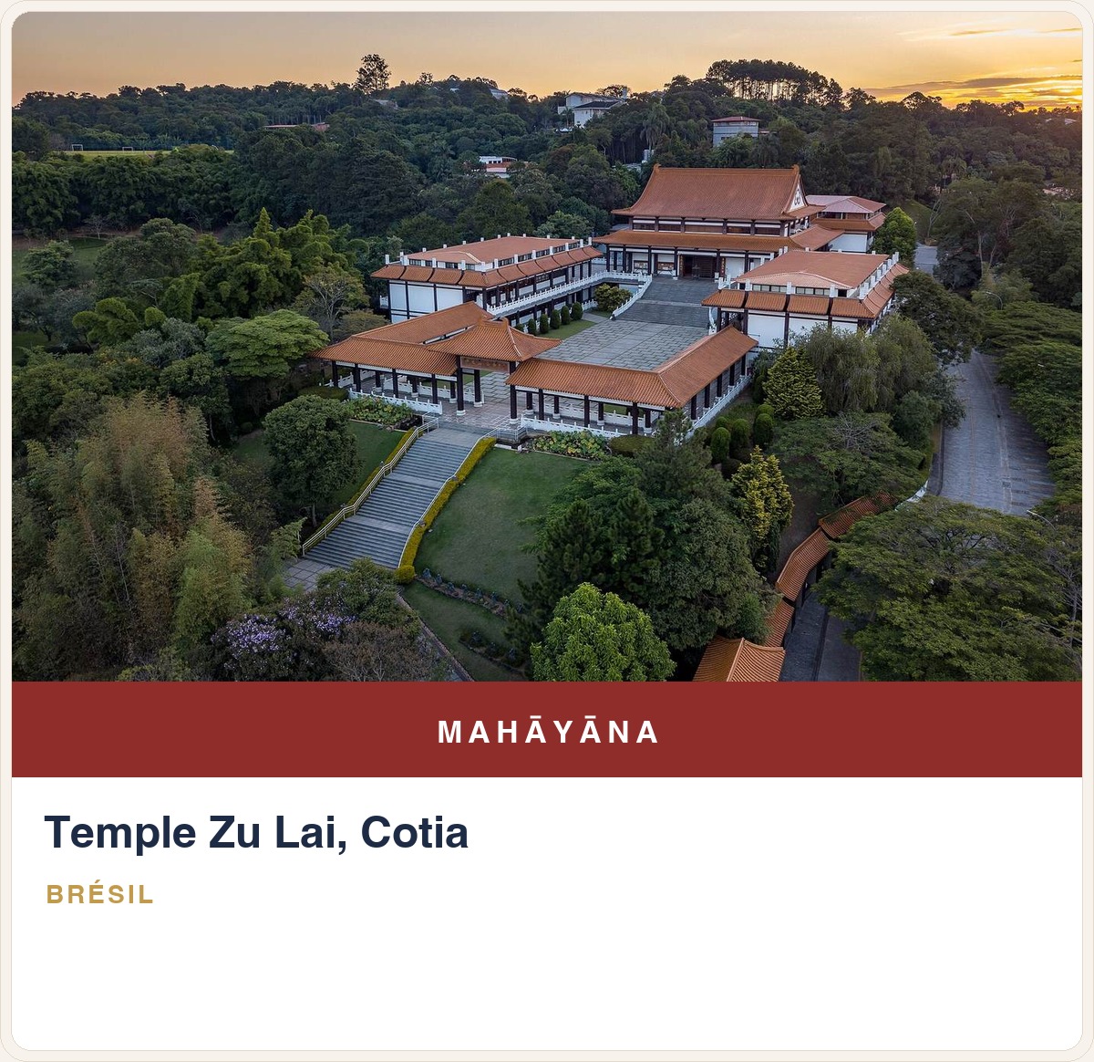 Temple Zu Lai, Cotia