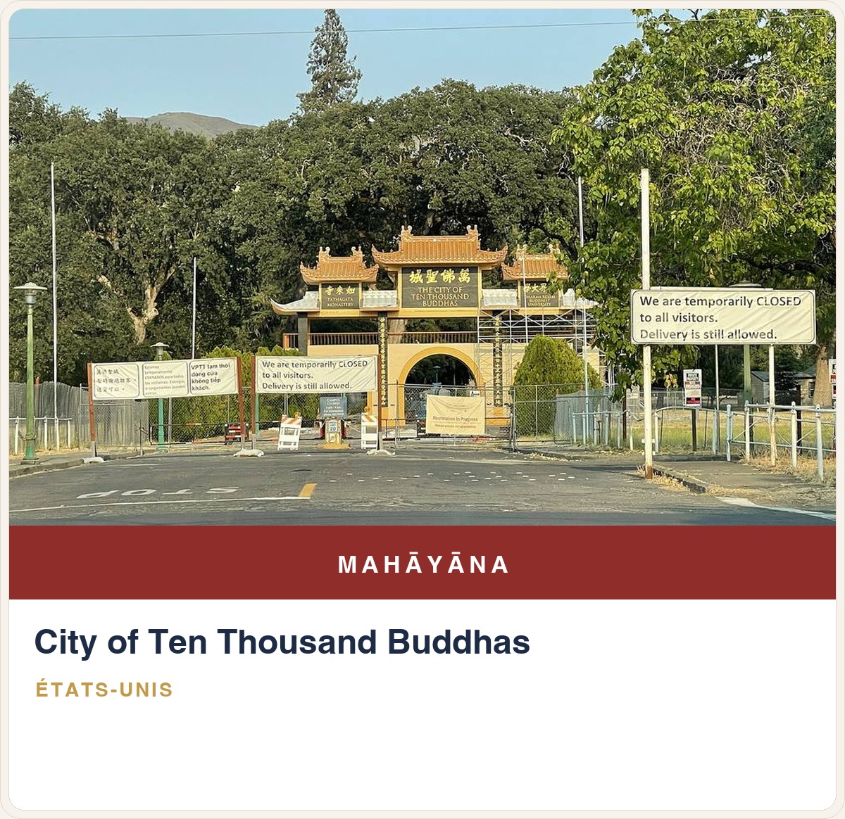 City of Ten Thousand Buddhas